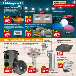 Gazetka promocyjna Thomas Philipps - Prospektwerbung - Gazetka - ważna od 04.06 do 04.06.2022 - strona 9 - produkty: adapter, akku, auto, Bau, bier, edelstahl, eis, Garten, Glaskugel, grill, grillrost, Grillschalen, hero, Holz, Kette, Kugel, Lampe, LED-Leuchte, led-licht, leds, Leuchte, leuchten, lichterkette, Ofen, reiniger, reis, Säulengrill, Schal, Schale, thermometer, Ti, tisch, Wanne, wasser, wurst