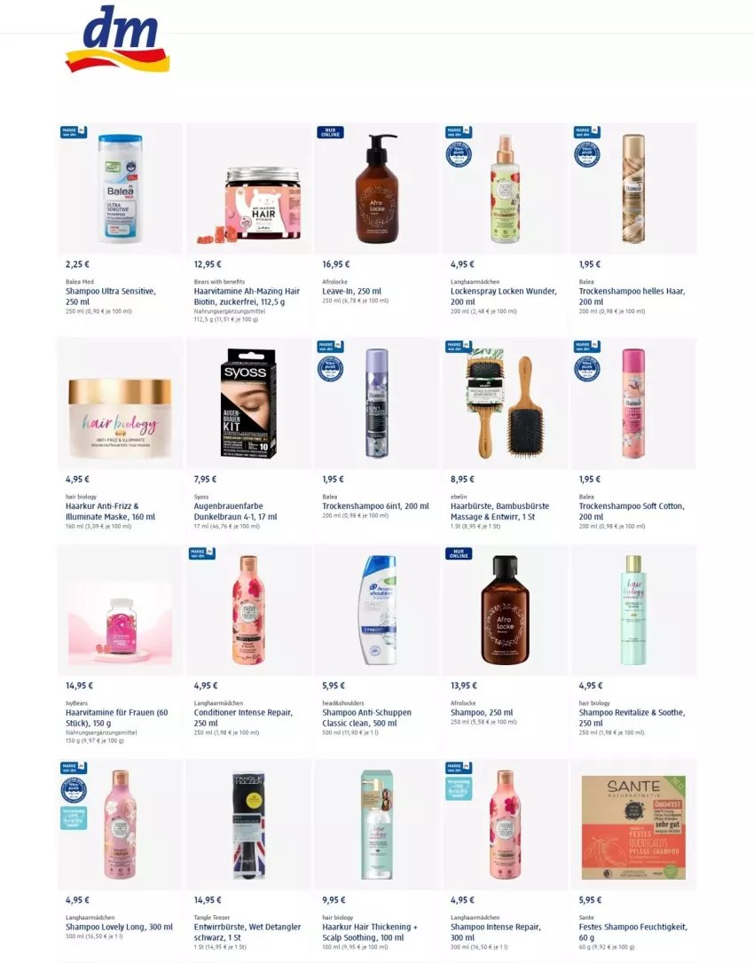 Aktueller Prospekt Dm Drogerie - Prospekte - von 17.02 bis 23.02.2022 - strona 4 - produkty: bambus, bio, braun, bürste, elle, Maske, Revital, SANTE, shampoo, syoss, Tangle Teezer, tee, Ti, Trockenshampoo, usb, vita, Vitamine, Yo, zucker