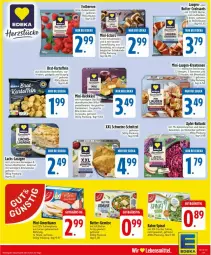 Gazetka promocyjna Edeka - Prospekte - Gazetka - ważna od 01.02 do 01.02.2025 - strona 11 - produkty: apfel, beere, beeren, beutel, blattspinat, brandt, brezel, brie, butter, camembert, creme, Croissant, croissants, deka, dip, eis, emmentaler, erdbeere, erdbeeren, frucht, geback, gewürz, gin, gouda, kartoffel, kartoffeln, lachs, lasagne, LG, mit frucht, rahm-spinat, reis, rotkohl, rwe, sahne, salz, schnitzel, schoko, schokolade, schwein, schweine, schweine-schnitzel, Semmel, spinat, Ti, tuc, vanille, wein, weine, zucker