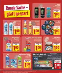 Gazetka promocyjna Edeka - Prospekte - Gazetka - ważna od 01.02 do 01.02.2025 - strona 13 - produkty: almdudler, Bad, bio, domestos, drink, eis, energy drink, filet, filets, frischhaltefolie, kaffee, monster, Monster Energy, Rauch, reiniger, reis, rwe, salz, sandwich, Ti, toast, wc-reiniger, ZTE, zucker