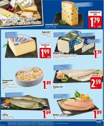 Gazetka promocyjna Edeka - Prospekte - Gazetka - ważna od 01.02 do 01.02.2025 - strona 18 - produkty: appenzeller, bavaria blu, bergader, cocktail, dressing, elle, filet, früchte, früchten, halbfester schnittkäse, hartkäse, Käse, küche, Küchen, Ria, Saibling, schnittkäse, schweizer hartkäse, Ti, tisch, und gemüse, weichkäse, Wels