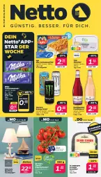 Gazetka promocyjna Netto - Woche 29 - Gazetka - ważna od 20.07 do 20.07.2024 - strona 1 - produkty: angebot, angebote, drink, ecco, eis, energy drink, filet, frucht, fruchtsecco, iglo, Lampe, milka, monster, Monster Energy, obst, reis, rispentomaten, rotkäppchen, sac, schlemmerfilet, schoko, schokolade, tafelschokolade, Ti, tisch, Tischlampe, tomate, tomaten