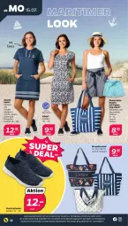 Gazetka promocyjna Netto - Woche 29 - Gazetka - ważna od 20.07 do 20.07.2024 - strona 22 - produkty: auer, Bau, baumwolle, kleid, Ria, schuhe, seersucker, shorts, strandtasche, Sweatkleid, Tasche, Ti, timer, wolle, ZTE