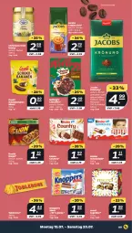 Gazetka promocyjna Netto - Woche 29 - Gazetka - ważna od 20.07 do 20.07.2024 - strona 9 - produkty: banane, bananen, bohne, bohnen, Cap, cappuccino, Casali, cerealien, cin, honig, jacobs, jacobs krönung, kaffee, kaffeebohnen, Kinder, kinder country, kinder schokolade, knoppers, merci, nestlé, rezept, riegel, schoko, Schokobananen, schokolade, Ti, toblerone