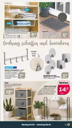 Gazetka promocyjna Netto - Woche 27 - Gazetka - ważna od 08.07 do 08.07.2023 - strona 13 - produkty: asti, aufbewahrungsbox, Bau, bügel, Clin, Draht, eis, Fußmatte, Holz, korb, metaltex, paar schuhe, regal, Ria, Schrank, schuhe, schuhregal, slip, Ti, tisch, uhr, werkzeug