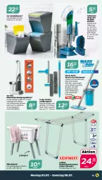 Gazetka promocyjna Netto - Woche 27 - Gazetka - ważna od 08.07 do 08.07.2023 - strona 15 - produkty: batterie, batterien, bürste, bürsten, decke, Deckel, eimer, elle, fenster, korb, leifheit, leimer, LG, mikrofaser, reiniger, Reinigung, reinigungsbürste, ring, Ti, Trockner, wäschekorb, wäschetrockner