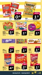 Gazetka promocyjna Netto - Woche 27 - Gazetka - ważna od 08.07 do 08.07.2023 - strona 9 - produkty: bonbons, chips, crunchips, dip, erdnüsse, ferrero, haribo, Kinder, Kugel, lorenz, lorenz crunchips, milka, nimm2, salz, snack, Ti