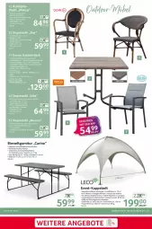 Gazetka promocyjna Selgros - Non Food - Gazetka - ważna od 30.03 do 30.03.2024 - strona 31 - produkty: Abba, angebot, angebote, Bau, bier, Bierzeltgarnitur, eis, garnitur, Holz, Kuppelzelt, leco, leine, Mode, Sitzhöhe, wasser, Zelt