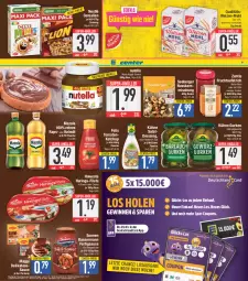 Gazetka promocyjna E Center - Angebote der Woche - Gazetka - ważna od 25.03 do 25.03.2023 - strona 9 - produkty: aufstrich, Berger, beutel, cerealien, coupon, coupons, creme, deka, deutschlandcard, dressing, eis, ente, felix, filet, filets, flasche, frucht, fruchtaufstrich, gurke, gurken, hawesta, hering, Herings, keimöl, ketchup, Kühne, maggi, mazola, mehl, natur, nestlé, nuss, nuss-nugat-creme, nutella, reis, ring, salat, salatdressing, sauce, seeberger, super-knüller, Ti, tomate, tomaten, tomatenketchup, type 405, zentis, ZTE, zucker