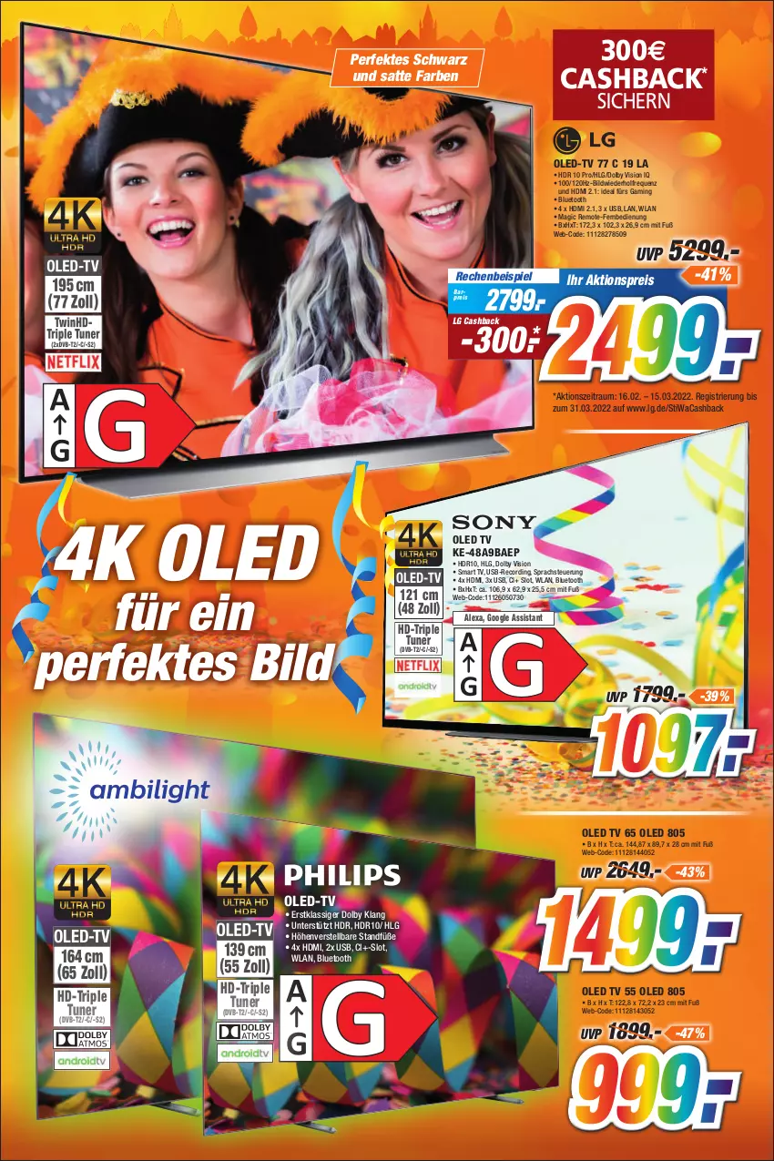 Aktueller Prospekt Expert Bonn - Prospekte - von 26.02 bis 04.03.2022 - strona 9 - produkty: aktionspreis, alexa, dvb, DVB-T, eis, fernbedienung, HDMI, led tv, LG, oled tv, Oled-TV, reis, smart tv, Ti, tuner, usb