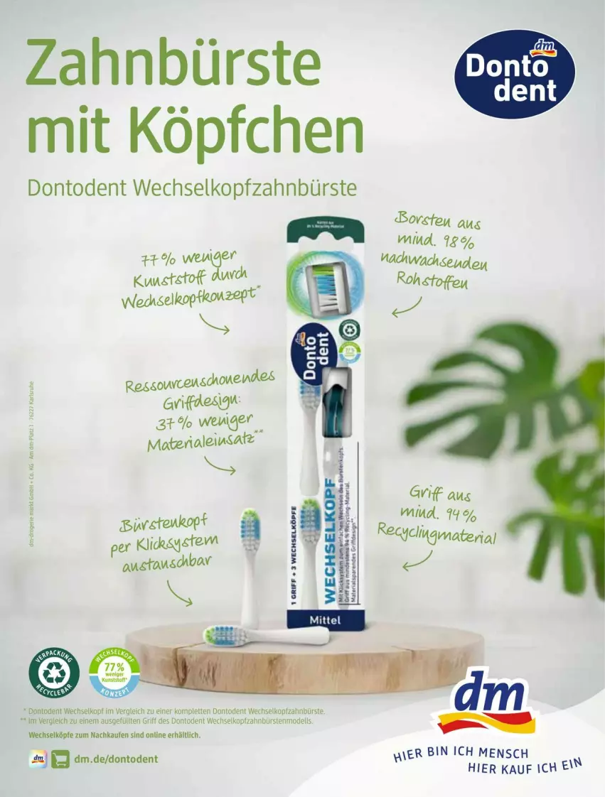 Aktueller Prospekt Dm Drogerie - Prospekte - von 01.06 bis 30.06.2023 - strona 40 - produkty: bürste, bürsten, dell, Mode, Ria, zahnbürste, zahnbürsten