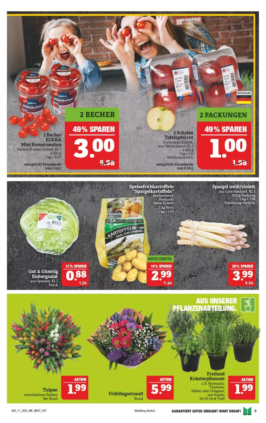 Aktueller Prospekt Marktkauf - Prospekt - von 13.03 bis 19.03.2022 - strona 9 - produkty: eis, reis, spargel, Ti