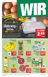 Gazetka promocyjna Marktkauf - Prospekt - Gazetka - ważna od 19.03 do 19.03.2022 - strona 4 - produkty: auer, baguette, banane, bananen, Becher, bio, brot, deka, Dinkelbrot, direktsaft, doppelrahmstufe, edeka bio, eier, eis, elle, frischkäse, geback, Heu, Käse, milch, natur, natura, orange, orangen, reis, ring, rwe, saft, salami, Ti, topf, wasser, wiltmann