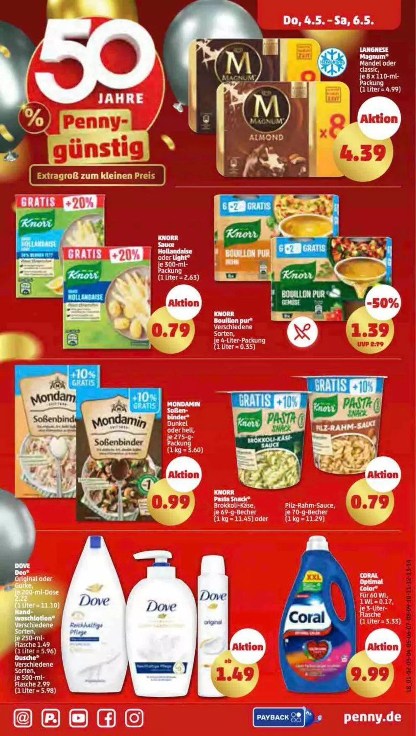 Aktueller Prospekt Penny - Prospekte - von 01.05 bis 06.05.2023 - strona 31 - produkty: mandel, pasta, Yo