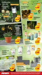 Gazetka promocyjna Penny - Prospekte - Gazetka - ważna od 06.05 do 06.05.2023 - strona 24 - produkty: Bank, blume, blumen, decke, Garten, kerze, Kette, kissen, led-licht, leds, Leuchte, lichterkette, Mode, Pflanztopf, sitzkissen, Ti, tisch, tischdecke, topf