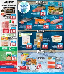 Gazetka promocyjna Hit - Wochenprospekt - Gazetka - ważna od 06.04 do 06.04.2024 - strona 6 - produkty: aqua, aus dem kühlregal, backfisch, bio, braten, bratwurst, coupon, coupons, dell, eis, elle, erde, filegro, filet, filets, fisch, fische, Fischer, fischtheke, fleisch, forelle, frischfisch, garnelen, Geflügel, gewinnspiel, grill, gutfried, hering, Herings, heringsfilets, ideal zum braten, ideal zum grillen, iglo, kabeljaufilet, kotelett, krone, kühlregal, lachs, LG, mac, montorsi, mortadella, natur, Ofen, Persona, prosciutto, prosciutto cotto, regal, reis, rel, ring, rostbratwurst, sahne, salami, salz, Schal, Schale, Schere, schlemmerfilet, schnitten, spinat, steak, steaks, thunfisch, Ti, tisch, wiesenhof, wurst, ZTE