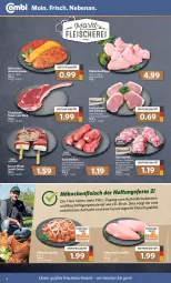 Gazetka promocyjna Combi - Prospekte - Gazetka - ważna od 04.06 do 04.06.2022 - strona 4 - produkty: bacon, brustfilet, eis, filet, fleisch, gewürz, grill, gyros, hähnchenbrust, hähnchenbrustfilet, Hähnchenfleisch, Hähnchengyros, hirtenkäse, Käse, lachs, mab, minutensteaks, natur, Ria, rind, schnitten, schwein, schweine, Schweinelachs, schweinenacken, steak, steaks, Ti, Tiere, wein, weine, wrap, wraps