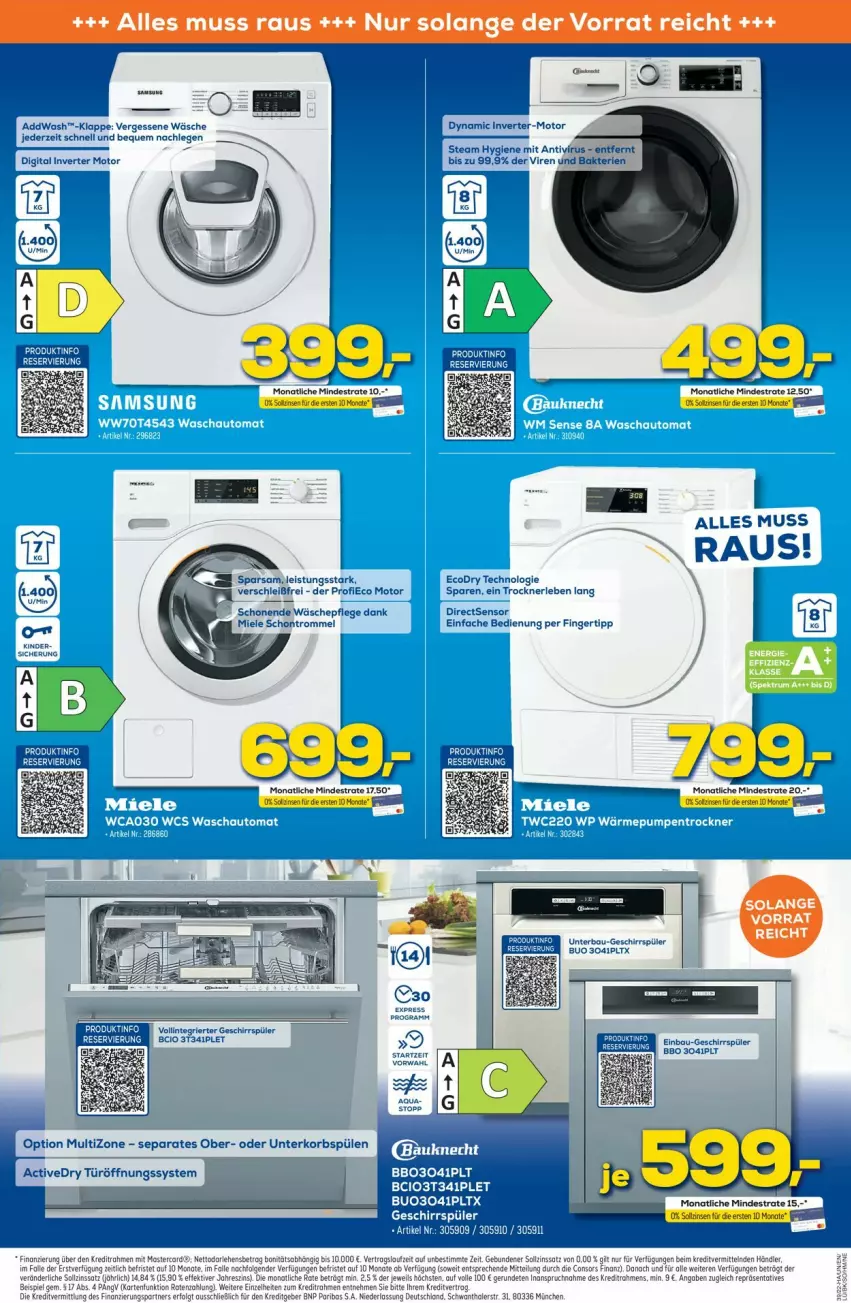 Aktueller Prospekt Euronics - Prospekte - von 28.09 bis 05.10.2022 - strona 8 - produkty: addwash, Bau, einbau-geschirrspüler, eis, geschirr, geschirrspüler, LG, miele, monte, Ti, Trockner, trommel