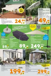 Gazetka promocyjna  - Gazetka - ważna od 19.07 do 19.07.2025 - strona 3 - produkty: ampelschirm, Bau, beutel, edelstahl, ente, Garten, gsw, latte, leine, lorenz, pavillon, Ria, schirmständer, schutzhülle, sonnenschirm, sonnensegel, Ti, uv-schutz