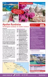 Gazetka promocyjna Rewe Reisen - Reiseprospekt - Gazetka - ważna od 31.01 do 31.01.2022 - strona 17 - produkty: axe, Bad, Bau, buch, cola, decke, deutschsprachige reiseleitung, eier, eis, elle, inklusivleistungen, kurtaxe, leine, LG, monte, olive, oliven, olivenöl, pool, reis, reiseverlauf, rel, rezept, Ria, rind, ring, spiegel, Ti, uhr, usb