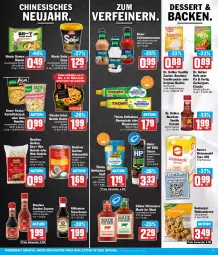 Gazetka promocyjna Hit - Wochenprospekt - Gazetka - ważna od 10.02 do 10.02.2024 - strona 11 - produkty: bamboo, Becher, Berger, beutel, bourbon, bourbonvanille, delikatess senf, dessert, Dr. Oetker, eier, eis, elle, flasche, gabel, gin, Hefe, heinz, HP, kartoffel, kikkoman, knorr, knorr pasta, kokos, kokosmilch, Kühne, mayonnaise, mehl, mikrowelle, milch, Nissin, nudel, nudeln, nuss, pasta, reis, remoulade, sauce, saucen, schlemmersauce, seeberger, senf, snack, soya, thomy, Ti, type 405, vanille, walnuss, walnusskerne, weizenmehl, wok, würzsauce, Yo, ZTE, zucker