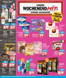 Gazetka promocyjna Hit - Wochenprospekt - Gazetka - ważna od 10.02 do 10.02.2024 - strona 15 - produkty: backmischung, Backmischungen, Becher, berentzen, brut, brut dargent, cookie, cookies, Dr. Oetker, drink, eis, energy drink, flasche, frucht, Fruchtquark, Germ, jägermeister, kräuter, kräuterlikör, kuemmerling, leine, likör, Meister, merci, merl, milka, ouzo, ouzo 12, pomito, quark, red bull, reis, sekt, Ti, tomate, tomaten, weihenstephan, ZTE