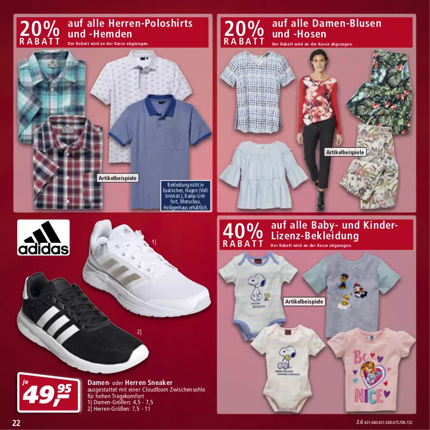 Aktueller Prospekt Real - von 30.05 bis 04.06.2022 - strona 22 - produkty: bluse, damen-bluse, eis, hemd, hemden, herren-polo, hose, hosen, Kinder, kleid, Kleidung, poloshirt, shirt, shirts, sneaker, Spiele, Ti