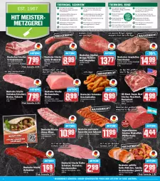 Gazetka promocyjna Hit - Wochenprospekt - Gazetka - ważna od 28.09 do 28.09.2024 - strona 4 - produkty: auer, Bau, Bauer, beef, bio, braten, bratwurst, eis, ente, filet, fleisch, Geflügel, geschnetzeltes, gewürz, grobe bratwurst, gulasch, jungbullen, Kalbsleber, kalbsschnitzel, Kette, lack, mais, Meister, monitor, natur, orange, pfeffer, pute, reis, Ria, rind, rinder, rinderfilet, ring, roastbeef, rouladen, Rückensteak, rückensteaks, rum, rumpsteak, Schal, Schale, schinken, schnitzel, schwein, schweine, Schweinebauch, spareribs, Spezi, Sport, steak, steaks, Ti, Tiere, tisch, wein, weine, Weste, wurst, Zelt, ZTE