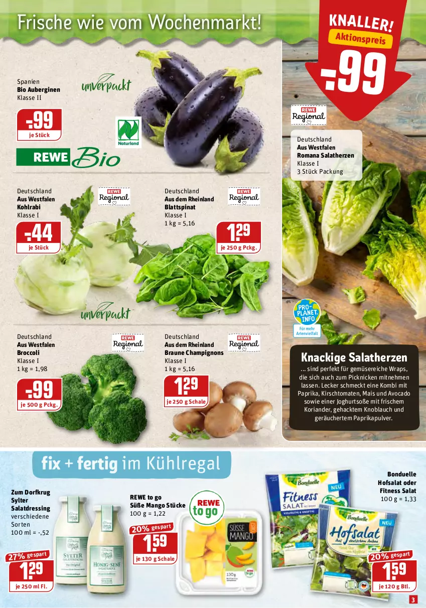 Aktueller Prospekt Rewe - Diese Woche im Angebot! - von 12.07 bis 17.07.2021 - strona 3