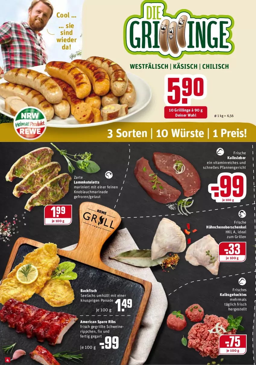 Aktueller Prospekt Rewe - Diese Woche im Angebot! - von 12.07 bis 17.07.2021 - strona 4