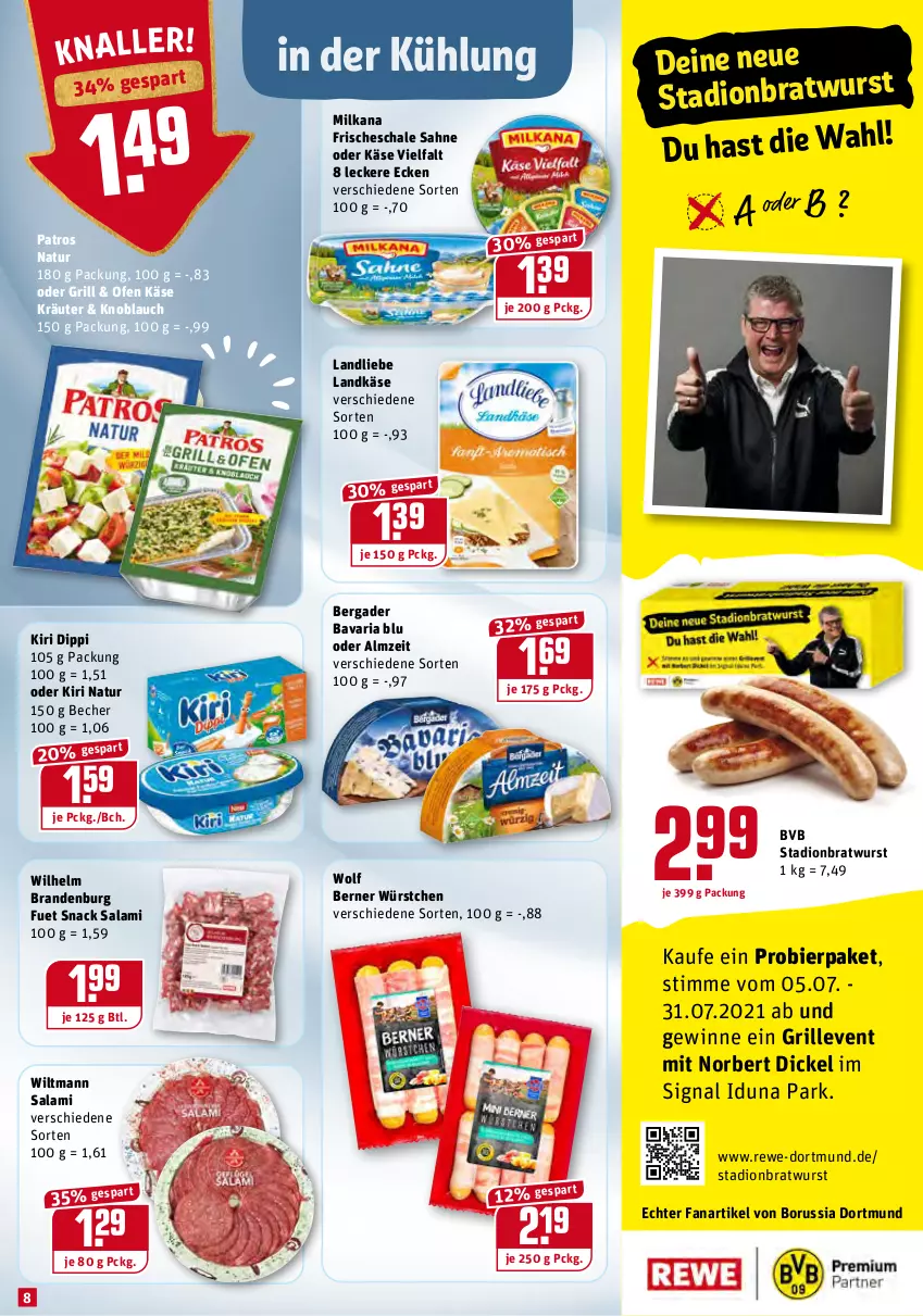 Aktueller Prospekt Rewe - Diese Woche im Angebot! - von 12.07 bis 17.07.2021 - strona 8