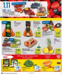 Gazetka promocyjna Diska - Prospekte - Gazetka - ważna od 22.01 do 22.01.2022 - strona 6 - produkty: ananas, avocado, beere, beeren, bio, Blutorange, braun, deka, eis, erdbeere, erdbeeren, heidelbeere, heidelbeeren, himbeer, himbeere, himbeeren, mandarine, mandarinen, mango, möhren, orange, orangen, Physalis, reis, rosen, Rosenkohl, Schal, Schale, tafeläpfel, tafeltrauben, Ti, tiefpreis, trauben