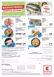 Gazetka promocyjna Kaufland - Kaufland - Gazetka - ważna od 26.03 do 26.03.2024 - strona 1 - produkty: angebot, angebote, eis, elle, erde, filet, fisch, fischtheke, fleisch, Flusskrebssalat, forelle, garnelen, grill, ideal für grill, Krebs, lachs, LG, pfanne, reis, rel, Rotbarsch, rotbarschfilet, salat, telefon, thunfisch, Ti, uhr, ZTE