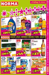 Gazetka promocyjna Norma - Norma - Gazetka - ważna od 29.01 do 29.01.2024 - strona 17 - produkty: auer, Blüte, eis, erfrischungsgetränk, flasche, getränk, kokos, kraft, küche, Küchen, küchentücher, orchidee, papier, reis, Ti, toilettenpapier, tücher, vanille, weichspüler, wein, weinbrand