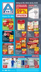 Gazetka promocyjna Aldi Nord - Von Montag - Gazetka - ważna od 03.05 do 03.05.2025 - strona 1 - produkty: aldi, Anzug, aufschnitt, aus der tiefkühlung, axe, baguette, beutel, Bistro Baguette, burger, Dr. Oetker, eis, erdnuss, finesse, fleisch, garnitur, gin, grill, grillhaxe, hackfleisch, Haxe, herta, herta finesse, Käse, lebensmittel, leine, LG, lorenz, Maus, nuss, paprika, paprika rot, Rauch, reis, Schlafanzug, socken, Ti, tiefpreis, Yo, ZTE
