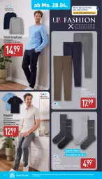 Gazetka promocyjna Aldi Nord - Von Montag - Gazetka - ważna od 03.05 do 03.05.2025 - strona 16 - produkty: aldi, Bau, baumwolle, gin, kleid, Kleidung, poloshirt, Pullover, shirt, socken, Strickpullover, Ti, wolle, ZTE