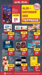 Gazetka promocyjna Aldi Nord - Von Montag - Gazetka - ważna od 03.05 do 03.05.2025 - strona 30 - produkty: aldi, alkohol, aus der tiefkühlung, beutel, coppenrath, creme, eis, erdnuss, ferrero, gin, kakao, keks, kekse, Kinder, lachgummi, mais, milch, mühlhäuser, nimm2, nuss, pflaume, pflaumen, pflaumenmus, reis, riegel, rum, sahne, schoko, schokolade, storck, Ti, tiefpreis, vollmilch, ZTE