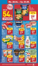 Gazetka promocyjna Aldi Nord - Von Montag - Gazetka - ważna od 03.05 do 03.05.2025 - strona 5 - produkty: alpro, babybel, Becher, butter, buttermilch, cin, drink, ehrmann, eis, flasche, fleisch, fleischwurst, frucht, fruchtjoghurt, gin, grill, herta, ilag, joghur, joghurt, Käse, landliebe, milch, mozzarella, Müller, natur, pfanne, pfannen, pfannenkäse, Popp, pudding, reine buttermilch, rel, salat, Streichzart, Ti, und pfanne, wurst, ZTE