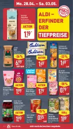 Gazetka promocyjna Aldi Nord - Von Montag - Gazetka - ważna od 03.05 do 03.05.2025 - strona 6 - produkty: aldi, alkohol, angebot, angebote, bahlsen, comtess, creme, de beukelaer, Dr. Oetker, eintopf, eis, eiskaffee, getränk, jacobs, kaffee, keks, kirsch, kirsche, kirschen, knusper-müsli, kuchen, löslicher kaffee, milch, müsli, prinzenrolle, reis, riegel, schoko, schokolade, schokoladen, sim, Ti, tiefpreis, tomate, tomaten, topf, zucker