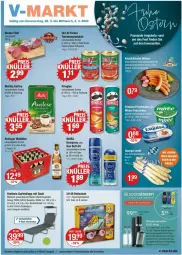 Gazetka promocyjna Vmarkt - Prospekte - Gazetka - ważna od 03.04 do 03.04.2024 - strona 1 - produkty: angebot, angebote, Bau, bier, deo, deo roll-on, deospray, eis, elle, erdinger, filet, flasche, Garten, gartenliege, kaffee, LG, Liege, melitta, nivea, oder deo roll-on, oro di parma, pringles, reis, Ria, rind, rinder, ring, roll-on, rückenlehne, spargel, Sprudel, teller, Ti, tomate, tomaten, wasser