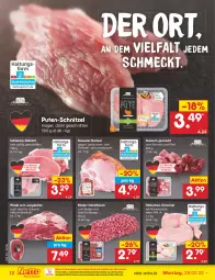 Gazetka promocyjna Netto Marken-Discount - Filial-Angebote - Gazetka - ważna od 05.03 do 05.03.2022 - strona 12 - produkty: braten, burger, eis, fleisch, gulasch, hackfleisch, hähnchen-schenkel, henkel, jungbullen, kasseler, kotelett, natur, ndk, pute, reis, rind, rinder, saft, schenkel, schnitten, schnitzel, schwein, schwein und rind, schweine, Ti, versandkostenfrei, vom schwein und rind, wein, weine