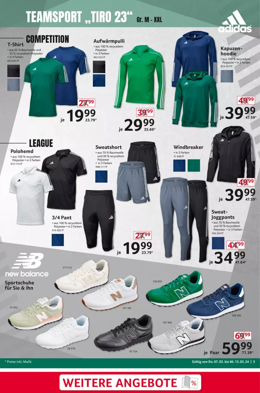 Aktueller Prospekt Selgros - Non Food - von 07.03 bis 13.03.2024 - strona 3 - produkty: angebot, angebote, Bau, baumwolle, eis, hemd, Pants, Pulli, reis, schuhe, shirt, Sport, sportschuhe, T-Shirt, Ti, wolle