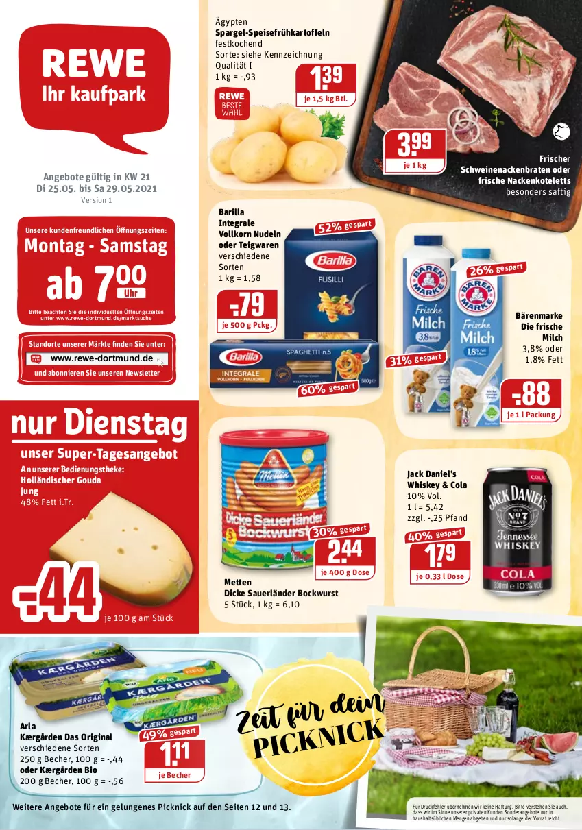 Aktueller Prospekt Rewe - REWE Ihr Kaufpark - von 25.05 bis 29.05.2021 - strona 1