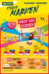 Gazetka promocyjna Metro - Starke Marken - Gazetka - ważna od 06.09 do 06.09.2025 - strona 1 - produkty: angebot, Cap, cornetto, eis, eiskonfekt, langnese, langnese eis, Metro