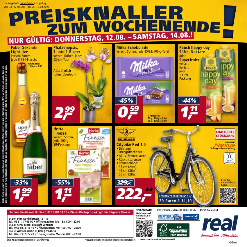 Aktueller Prospekt Real - Real Handzettel - von 09.08 bis 14.08.2021 - strona 40