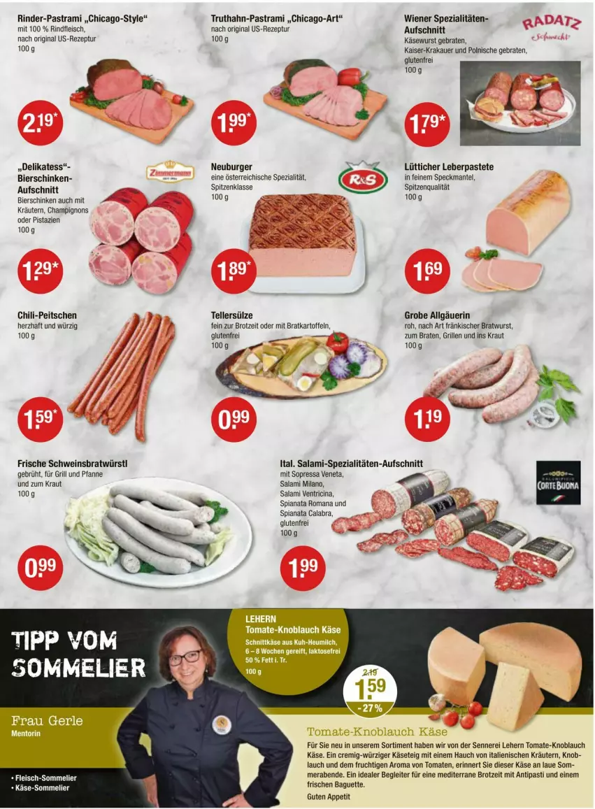 Aktueller Prospekt Vmarkt - Prospekte - von 29.02 bis 06.03.2024 - strona 3 - produkty: antipasti, asti, Astra, auer, aufschnitt, baguette, bier, bierschinken, braten, bratwurst, brot, burger, champignon, champignons, chili, cin, eis, elle, fleisch, frucht, für grill und pfanne, gin, grill, grill und pfanne, Kaiser, kartoffel, kartoffeln, Käse, Käsewurst, knoblauch, krakauer, Kraut, kräuter, kräutern, LG, Mantel, Neuburger, pastete, pastrami, pfanne, pistazien, rezept, rind, rinder, rindfleisch, salami, schinken, schwein, Speck, Spezi, spitzenqualität, teller, Ti, tomate, tomaten, truthahn, und pfanne, wein, wiener, wurst