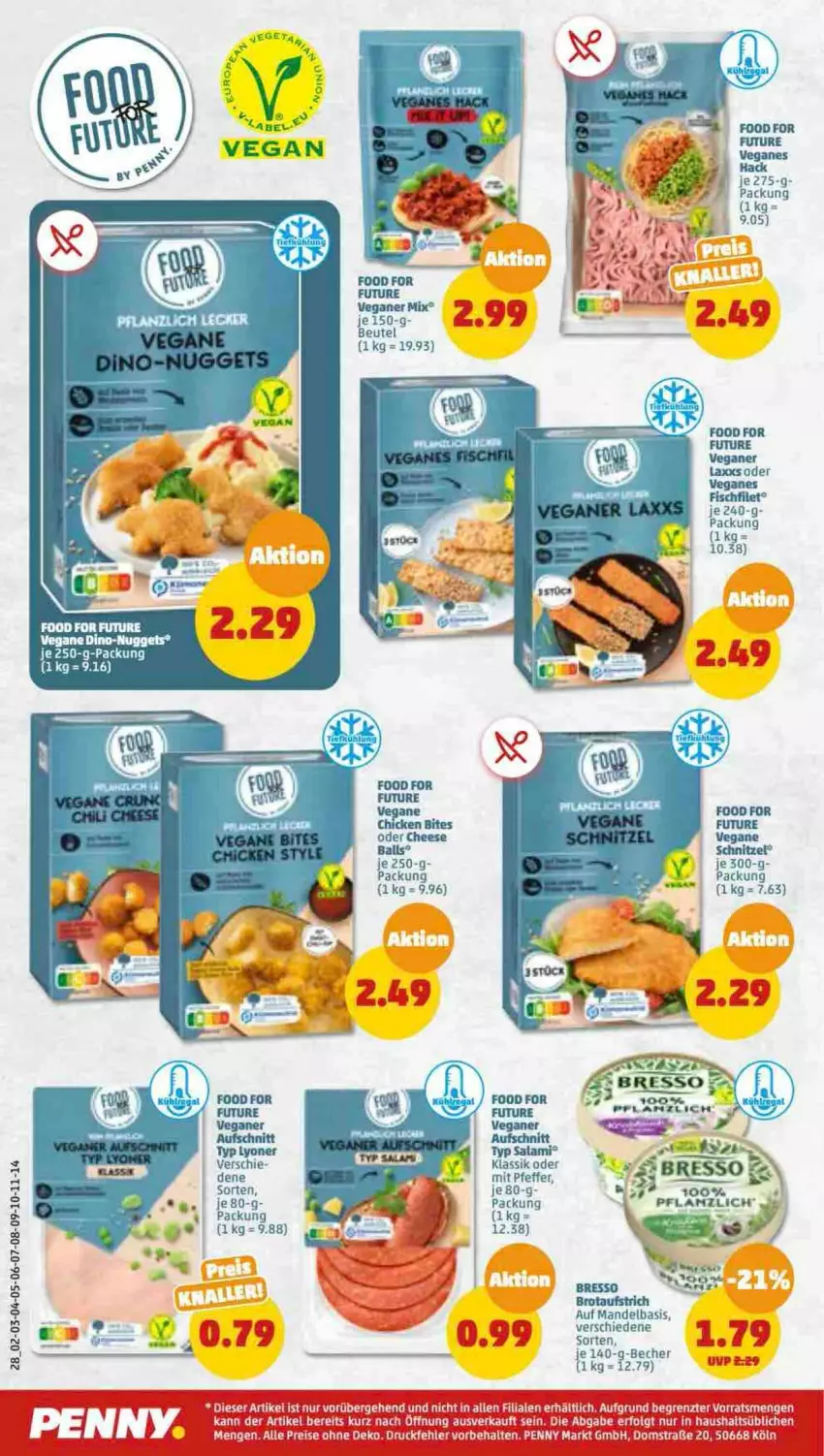 Aktueller Prospekt Penny - Prospekte - von 02.01 bis 07.01.2023 - strona 28 - produkty: aufschnitt, aufstrich, ball, bites, bresso, brot, brotaufstrich, eis, je 250-g-packung, LG, lyoner, mandel, nuggets, pfeffer, reis, schnitzel, Ti, Yo