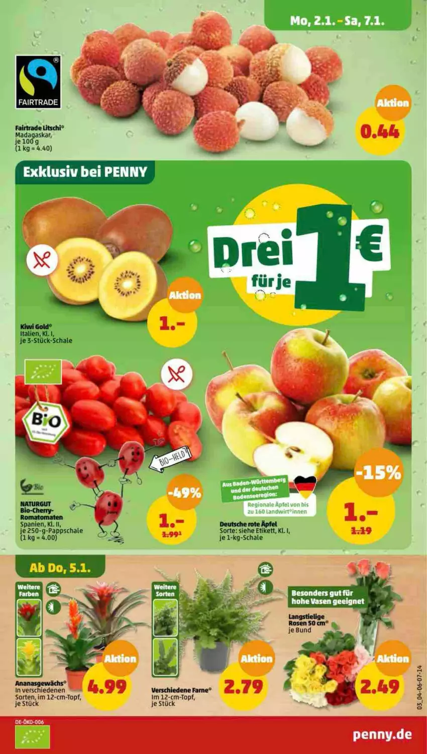 Aktueller Prospekt Penny - Prospekte - von 02.01 bis 07.01.2023 - strona 3 - produkty: apfel, topf