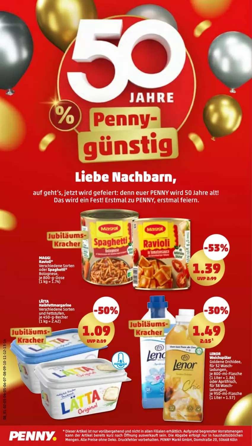 Aktueller Prospekt Penny - Prospekte - von 02.01 bis 07.01.2023 - strona 8 - produkty: Becher, bolognese, eier, eis, flasche, lätta, LG, orchidee, pril, reis, Ti, ZTE