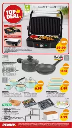 Gazetka promocyjna Penny - Prospekte - Gazetka - ważna od 07.01 do 07.01.2023 - strona 16 - produkty: besteck, braten, Bratentopf, brot, Brotkorb, decke, Deckel, eis, fleisch, Fleischtopf, geschirr, grill, kontaktgrill, korb, küche, Küchen, Küchenregal, latte, LG, maille, milch, pfanne, regal, schneidebrett, thermostat, Ti, topf